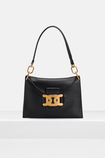 TOD'S Schultertasche schwarz