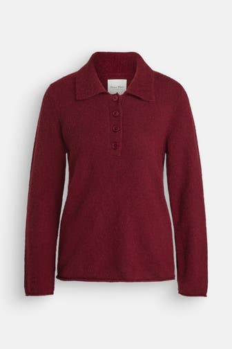 PART TWO Strickpullover 'Silya' weinrot