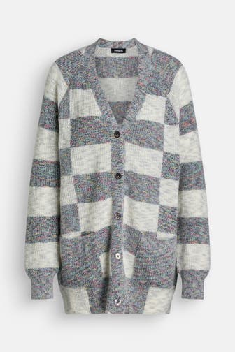 DESIGUAL Strickjacke 'Oxford' kariert