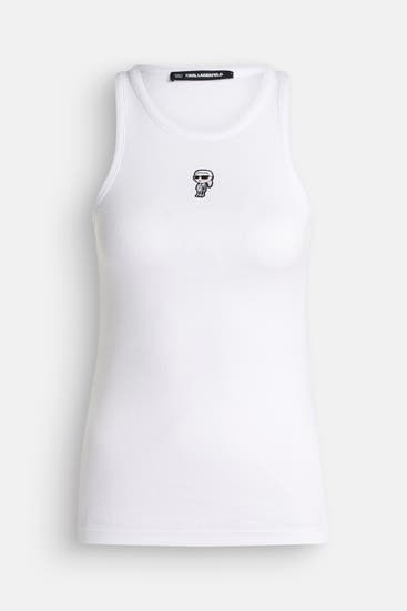 KARL LAGERFELD - Top 'Ikon' weiß