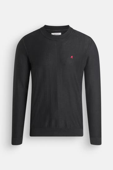 REPLAY Strickpullover schwarz