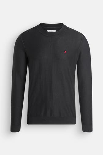 REPLAY Strickpullover schwarz