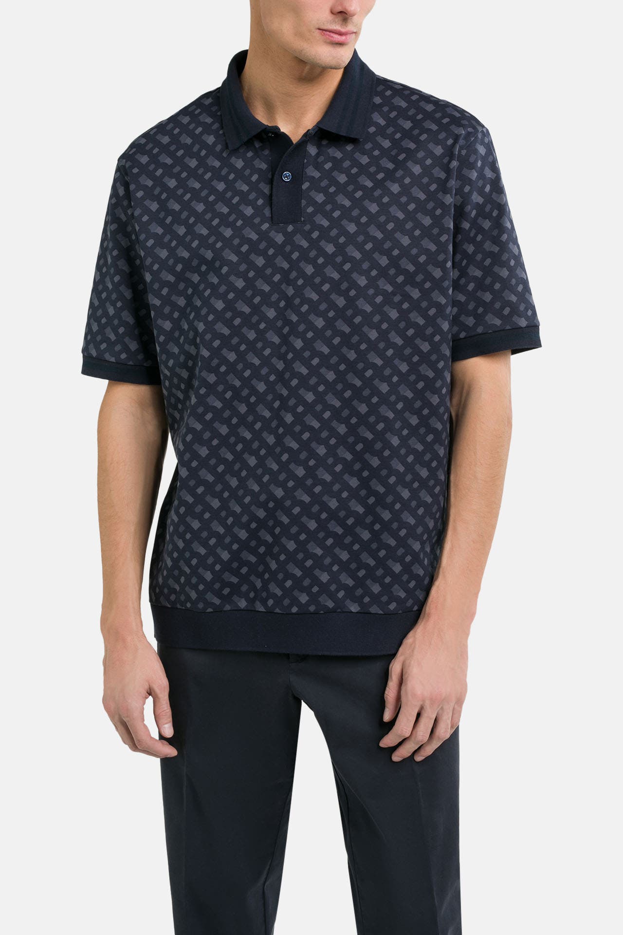BOSS Polo-Shirt 'Parler' gemustert, Bild 1