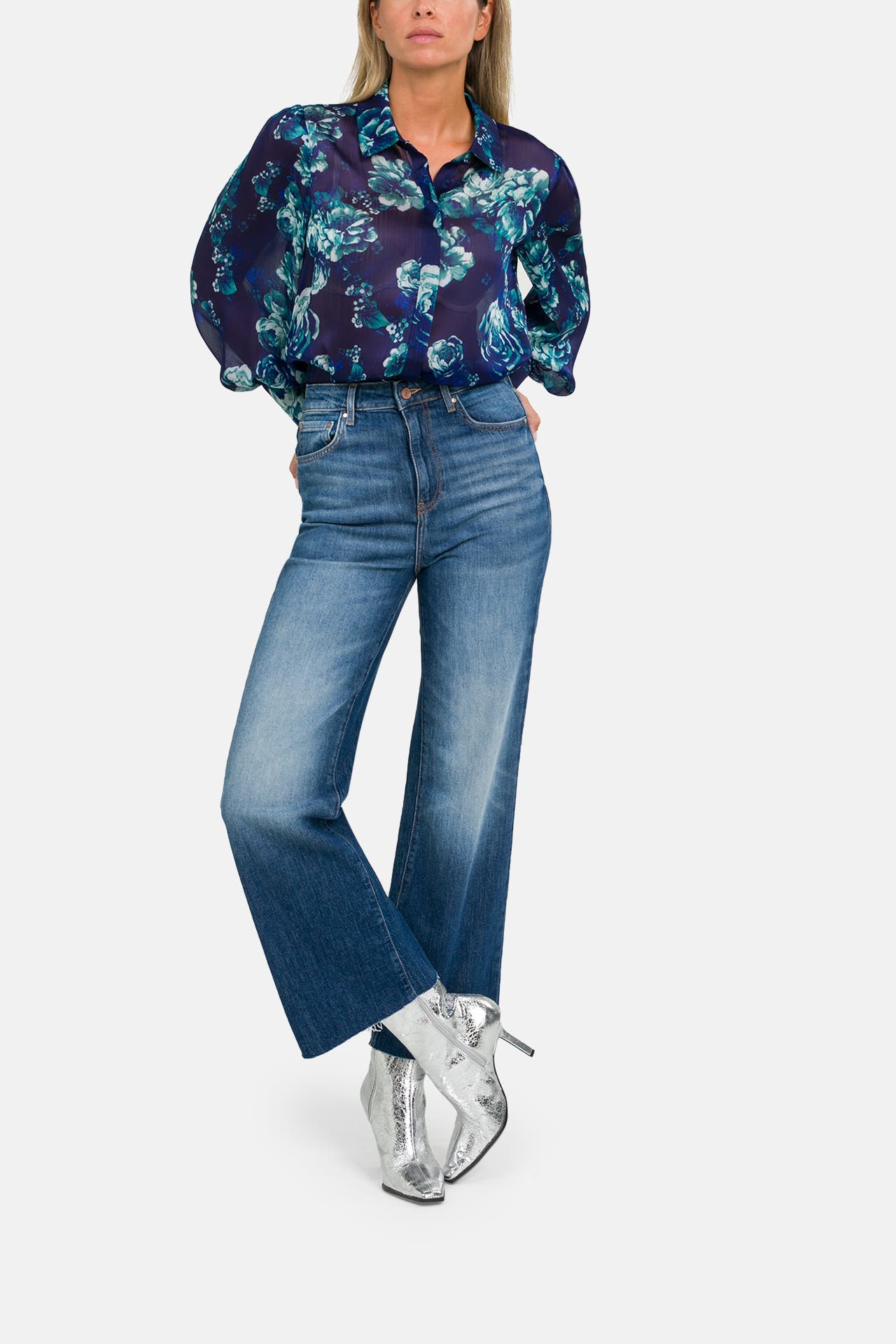 GUESS Jeans blau flared, Bild 1