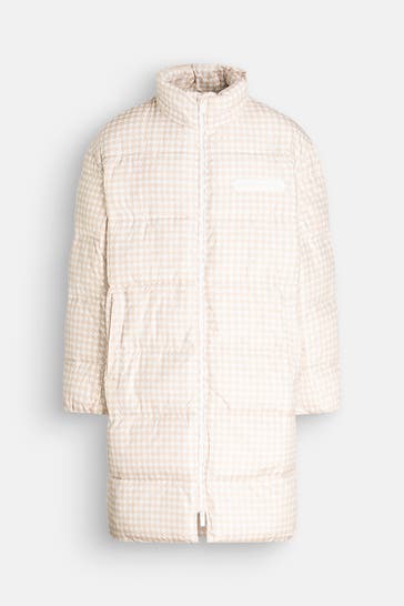 EMPORIO ARMANI Steppmantel beige gemusert