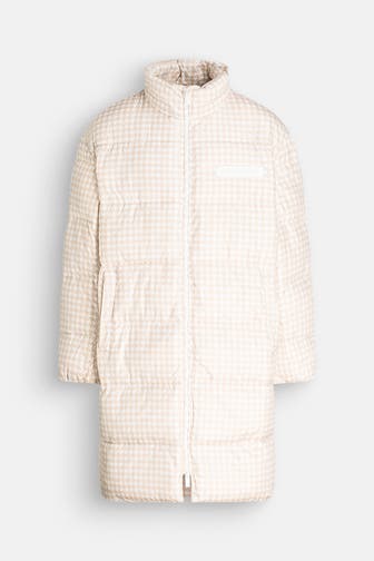 EMPORIO ARMANI Steppmantel beige gemusert