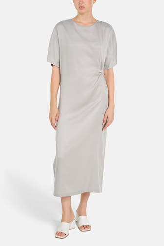 DRYKORN Maxikleid 'Indah' hellgrau