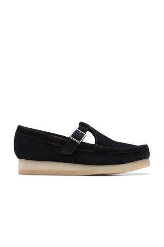 CLARKS Mokassins 'Wallabee' schwarz