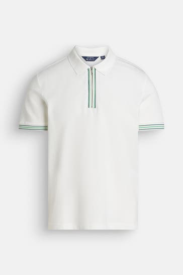 BEN SHERMAN Polo-Shirt weiß