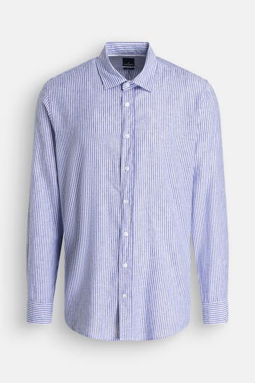 HECHTER Paris Leinenmix-Hemd Modern Fit