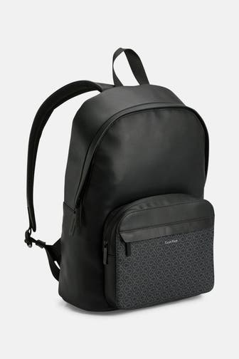 CALVIN KLEIN Rucksack schwarz gemustert