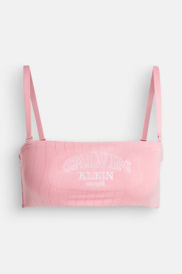 CALVIN KLEIN Bandeau-Bralette lachs
