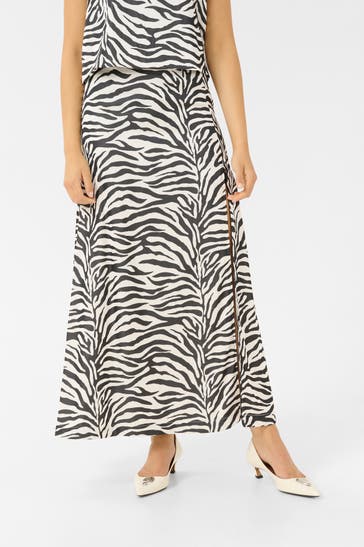 GESTUZ Two-tone Maxi Skirt