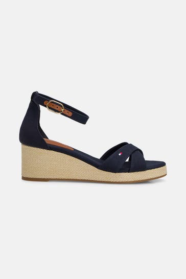 TOMMY HILFIGER Wedges 'Eileen' nachtblau