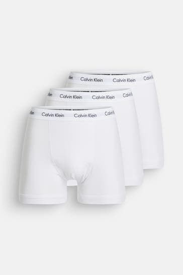 CK UNDERWEAR 3er-Pack Boxer Trunks weiß