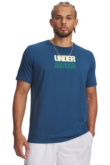 UNDER ARMOUR Azure blue T-Shirt