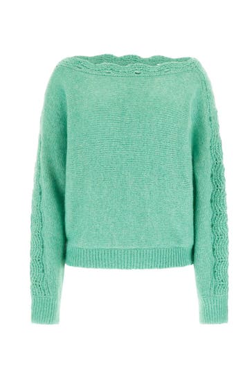GUESS Strickpullover 'Malorie' grün