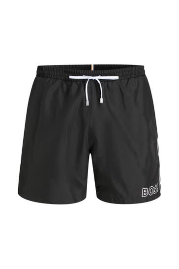 BOSS Badeshorts schwarz