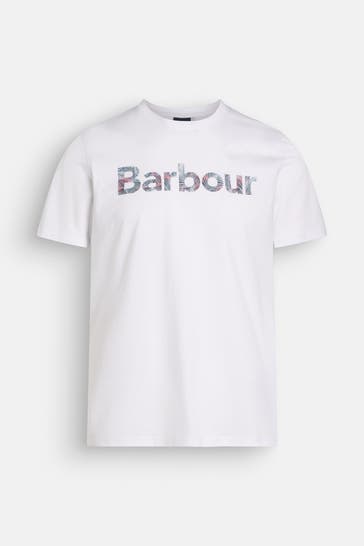 BARBOUR T-Shirt weiß