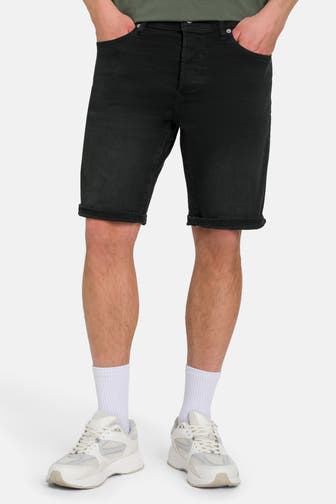 REPLAY Jeansshorts schwarzgrau