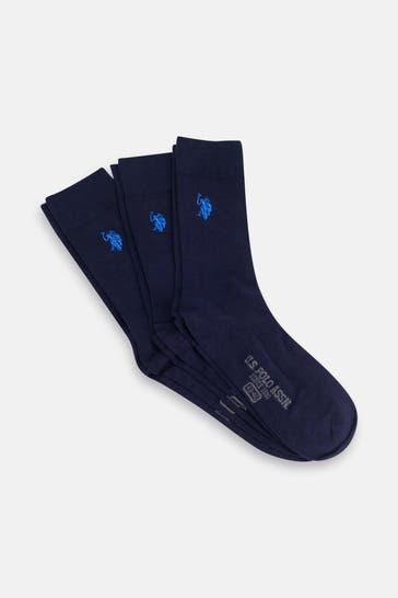 U.S. POLO ASSN. 3er-Pack Socken navy