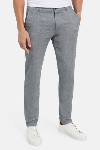 STRELLSON Stoffhose 'Tius' graugrün meliert