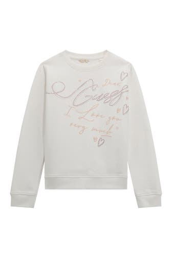 GUESS Sweatshirt weiß