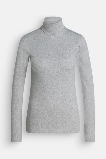 MARC O'POLO DENIM Longsleeve grau meliert