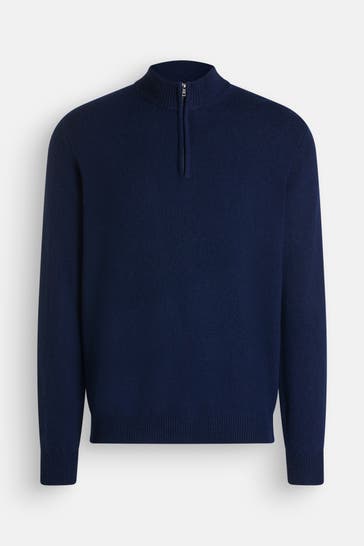 HACKETT Strick-Troyer dunkelblau