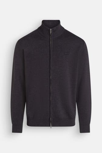 LACOSTE Strickjacke dunkelgrau