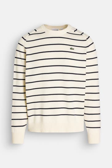 LACOSTE Strickpullover gestreift