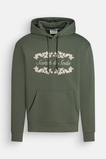 SCOTCH & SODA Hoodie oliv