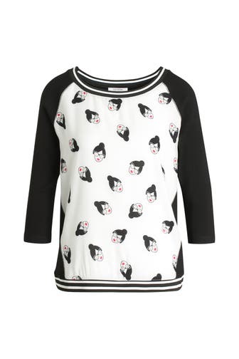 COMMA, Blusenshirt gemustert