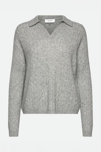 ROSEMUNDE Kaschmir-Pullover grau