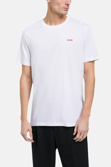 HUGO - T-Shirt 'Dero' weiß
