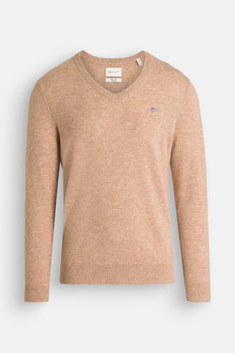 GANT Wollmixpullover hellbraun