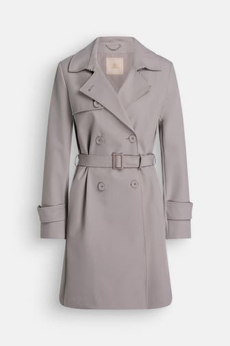 MABRUN Trenchcoat 'Nicole' steingrau