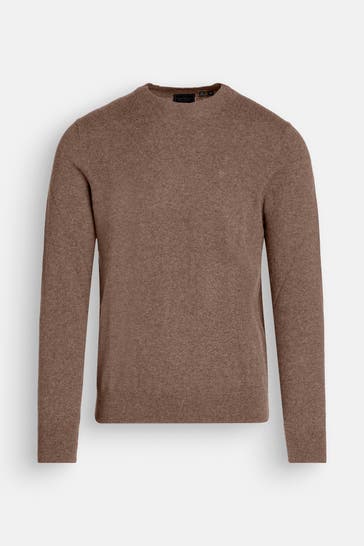 SUPERDRY Strickpullover hellbraun