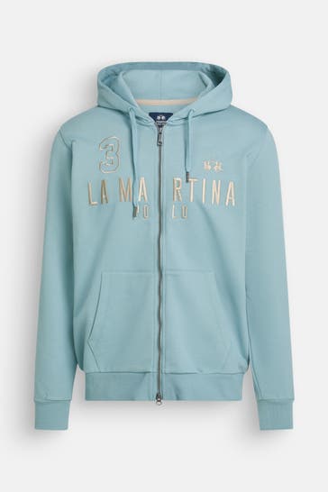 LA MARTINA Sweatjacke hellblau