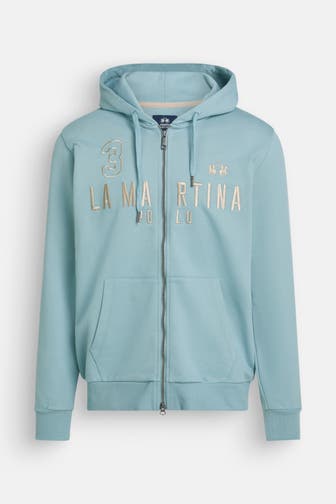 LA MARTINA Sweatjacke hellblau
