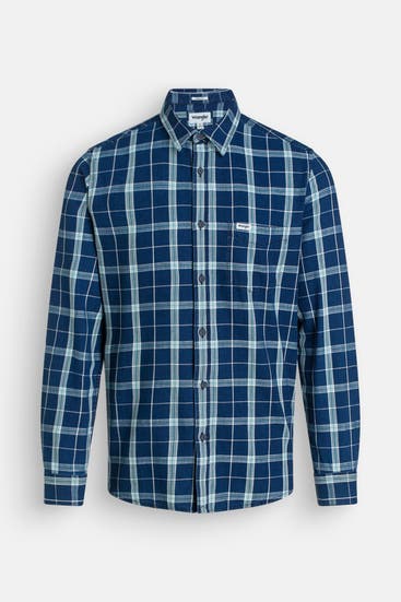 WRANGLER - Flanellhemd kariert