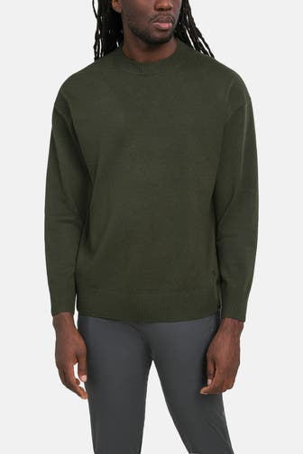 CALVIN KLEIN Strickpullover tannengrün