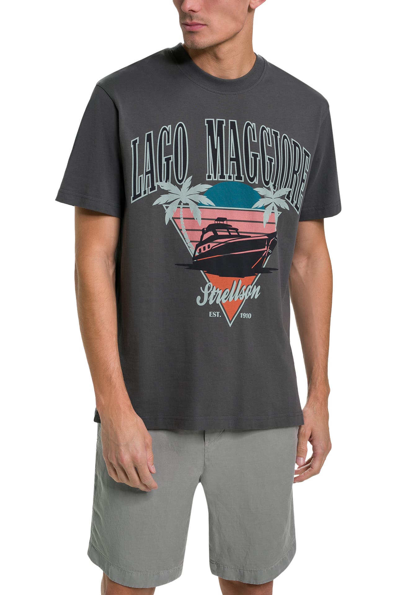 STRELLSON T-Shirt 'Santi R02' grau, Bild 1