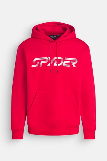 SPYDER Hoodie 'Wordmark' rot