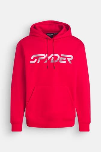 SPYDER Hoodie 'Wordmark' rot