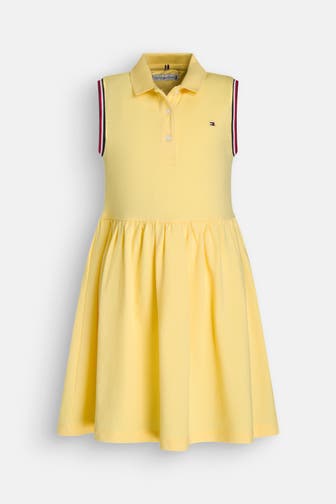 TOMMY HILFIGER Polo-Kleid gelb