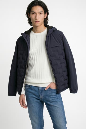 S.OLIVER Light-Steppjacke dunkelblau