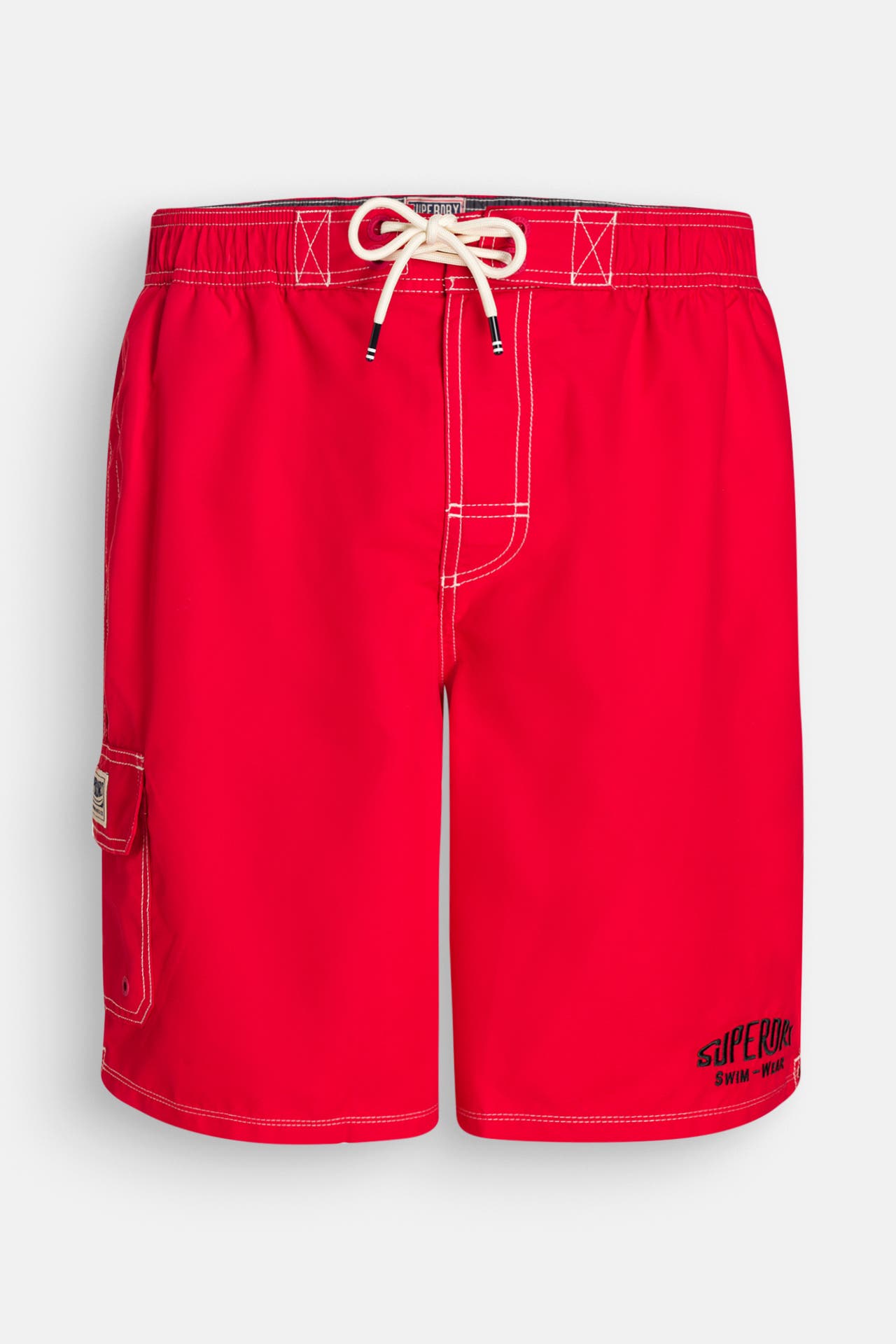 SUPERDRY Badeshorts rot, Bild 1