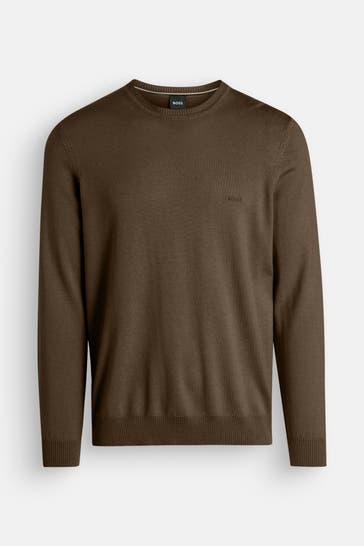 BOSS Wollpullover 'Bagritte' khaki