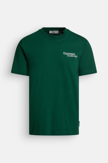 MARC O'POLO DENIM T-Shirt 'Rich Emeral' dunkelgrün